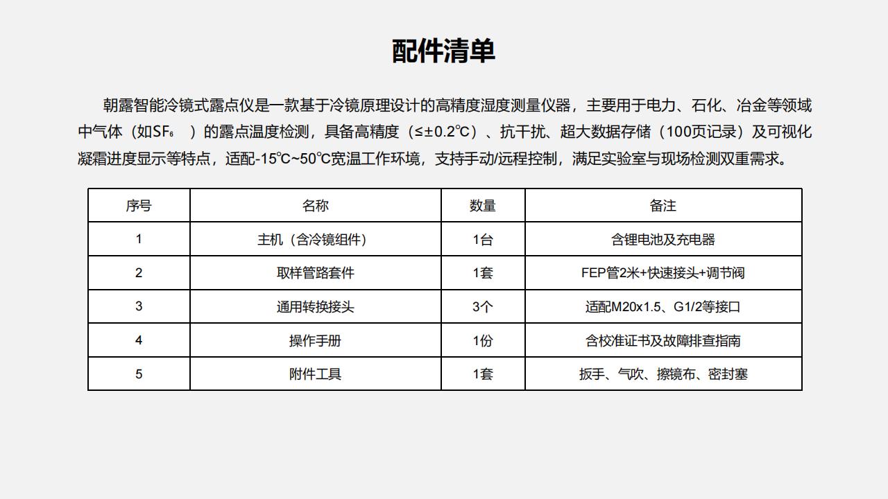 北京康高特 朝露精密智能露点仪